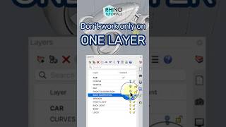 Stop Modeling Everything in One Layer – Rhino 3D