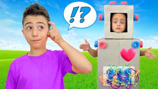Matteo and His New Robot Helper | DeeDee Videos for Kids 