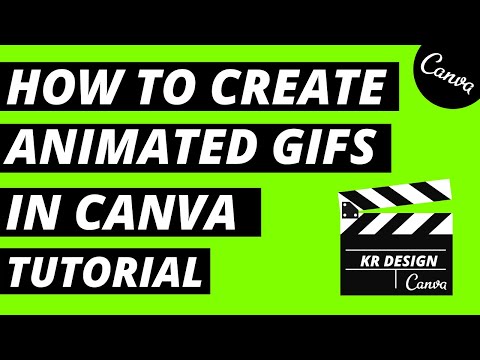 How to Create Animated Gif in Canva | Canva Tutorial