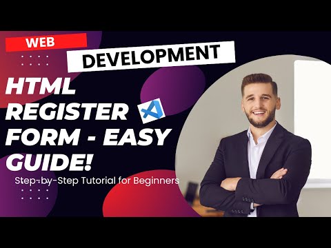 Create a Stylish Register Form in HTML - Step-by-Step Tutorial for Beginners