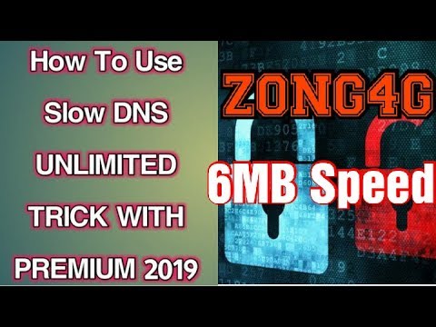 Slow dns new trick || Zong 4g free internet 2020 || technical Raja