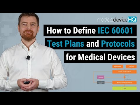 How to define IEC 60601 test plans and protocols for medical devices