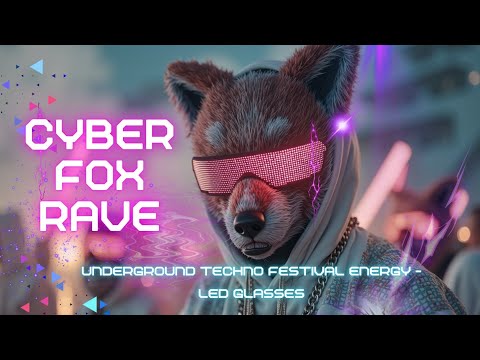 Cyber Fox Rave Anthem | Underground Techno Festival Energy - LED Glasses
