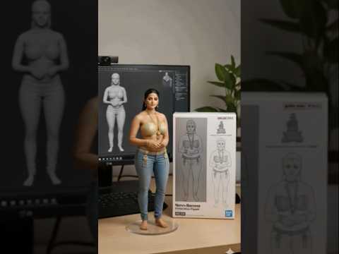 Trendin AI generated model image,taken over Internet l #ai #figure #trendingshorts #song #figurine