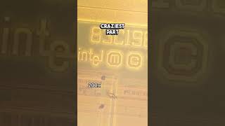 CPU Under Microscope 🤯 #microscope #science #cpu