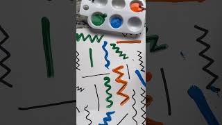 ✏️Toddler Pre-writing Paint Activity