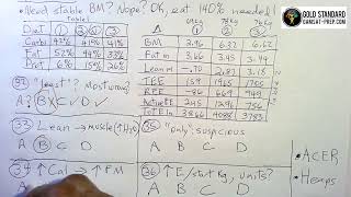 ACER GAMSAT Practice Test A Questions 32 33 34 35 36 Worked Solutions eBook, Strategies, Sciences