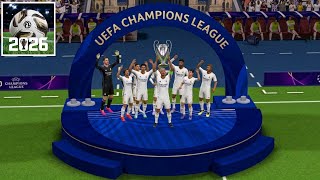 Football League 2026 ▪︎ アップデート 0.2.6 ▪︎ 選手キャリアモード！UEFAチャンピオンズリーグ決勝 & ゲームプレイ