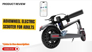 Aovowheel ES7 Electric Scooter Review 2025 | 10” 500W Motor, 23 Miles Range, Dual Suspension