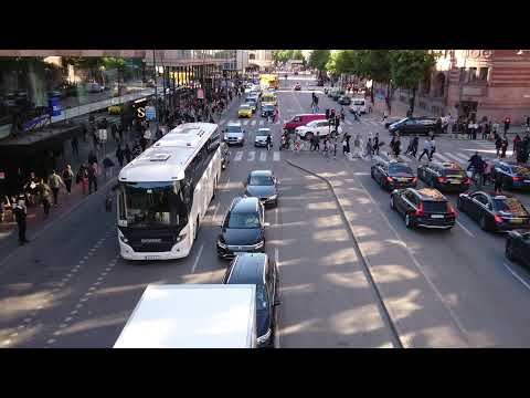 Stockholm City Traffic [4k]
