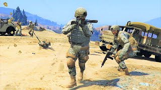 US Army vs Merryweather Security, The Professionals and Juggalos | GTA 5 NPC Wars 36