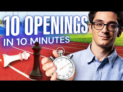 10 Chess Openings In 10 Minutes with GM Fabiano Caruana