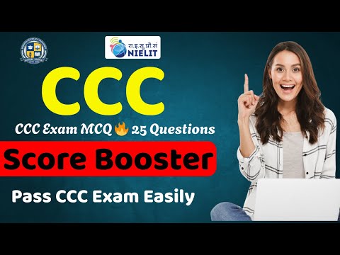 CCC Exam 2025 | 25 Important MCQs from Computer Fundamentals in Hindi | NIELIT CCC Questions