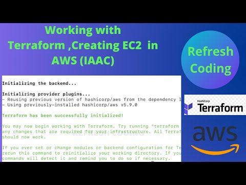 Working with Terraform | Creating AWS Resources using terraform configuration file (IAAC)