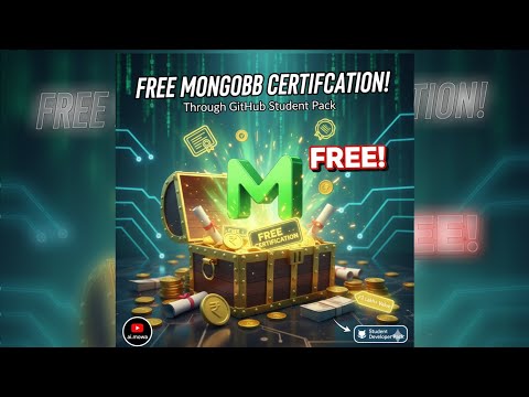 🔥 Get MongoDB Global Certification for FREE (2025)|GitHub Student Pack | Step-by-Step Guide 