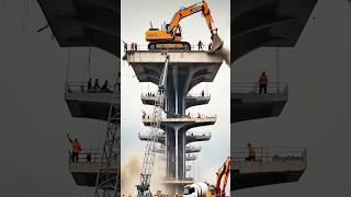 👷‍♂️🤳A Surviving WORKER Captures the Final Moments Before the Bridge COLLAPSE! #fail #construction
