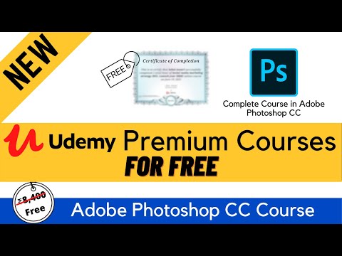 Adobe Photoshop CC Full Course 2021 | Free Udemy Course | Free Photoshop Course | Udemy Free  #short