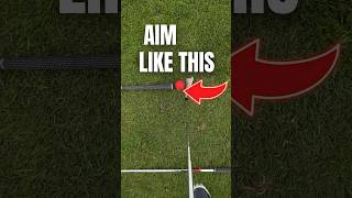 INSTANT AIM FIX! I use this on EVERY SHOT #golf #golftechnique #golftips #golfadvice #golfswing