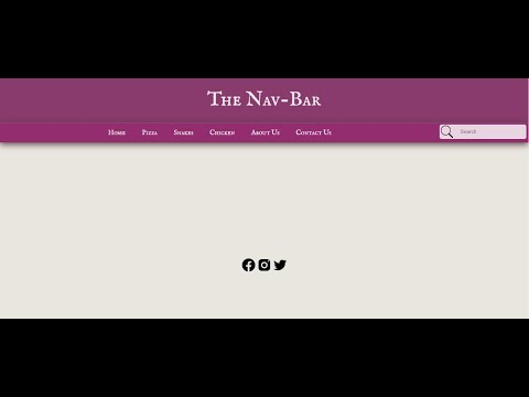 CREATE A HORIZONTAL NAVIGATION BAR WITH CSS FOR ANY SITE