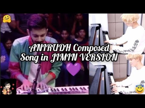Anirudh✨💜Composed Song in JIMIN VERSION 🤩💜Editz #Piano🎹#Army_Tamil_Vibes✌️#ArmyVibe