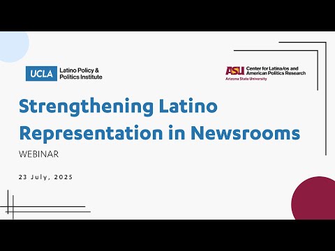 Webinar | Strengthening Latino Representation in Newsrooms