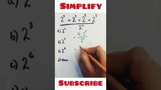 a nice power question |  exponent math #trending#viral#shorts