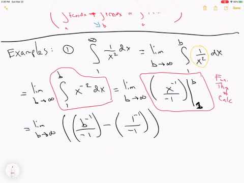 2. improper integrals I   examples