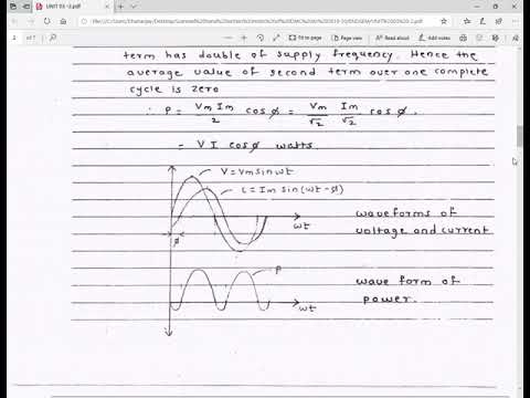 05 Unit 03 R L Circuit Power Analysis 1