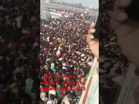 New video kurukshetra Geeta jayanti Mahautsav December 2023 #trending #kurukshetra
