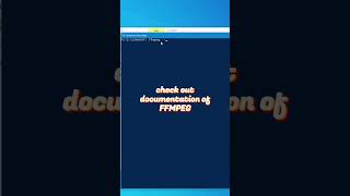 FFMPEG #ffmpegtutorial #ffmpeg #converter #videoconverter #audioconverter #anyformat #quick #protip