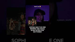 sophia sang the vocal scale intro for buttons #katseye #sophia #sophialaforteza #dreamacademy