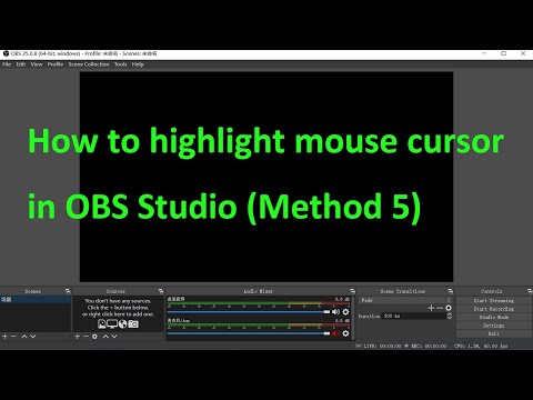 How to highlight mouse cursor in OBS Studio (Method 5)