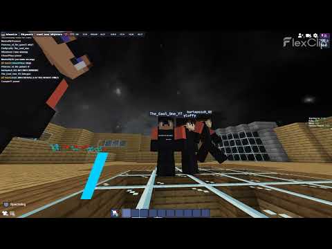 The MOST INTENSE skywars game EVER (Intense background music added)