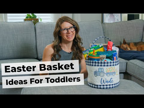 Easter Basket Ideas For Toddlers // Plus Healthier Candy Options
