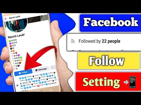 Facebook Me Follow Ka Option Kaise Laye | How To Enable Facebook Follow Button