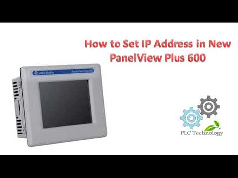 How to Set IP Address in PanelView Plus 600