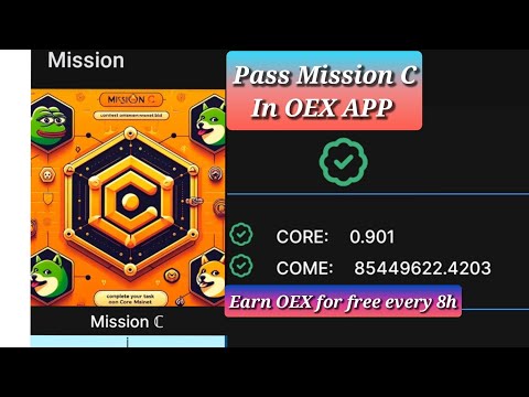 Pass MISSION C in #OEX APP ( explained in Kirundi, watch it till the end)