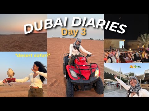 Dubai Desert Safari Vlog 🏜️🌵| DUBAI DIARIES | Day 3 🐪
