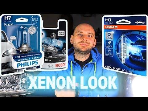 The Best XENON LOOK bulbs - Color, Endurance & Brightness Tested - PHILIPS vs OSRAM vs BOSCH