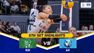 DLSU vs. AdU | SET 5 HIGHLIGHTS | UAAP SEASON 87 WOMEN’S VOLLEYBALL ROUND 2 | APR 23, 2025