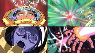 Lalah & Char Death (Gundam 1979 VS GQuuuuuuX Comparison)[Amuro SD ガンダム アムロレイ シャア・アズナブル ララァ・スン 死亡 比較]