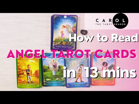 How to Read Angel Tarot Cards in 13 minutes | For Beginners