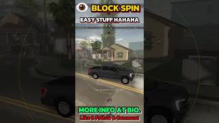 This Block Spin Setup is ILLEGAL 💀  #robloxscript #blockspin #fluxus