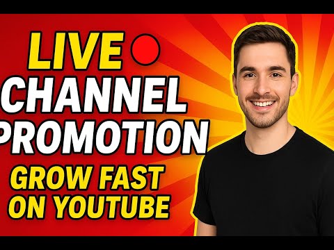 🚀 Free Channel Promotion LIVE!| Free Subscribers | Let’s Grow Together | Q&A |Let's talk