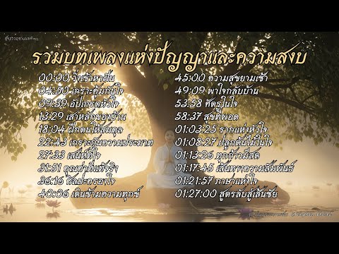 รวมบทเพลงแห่งปัญญาและความสงบ สมาธิและแห่งสติที่สมดุล