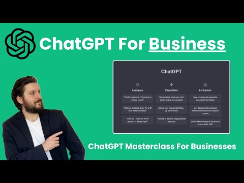 How to Use ChatGPT For Business - ChatGPT Masterclass for Businesses