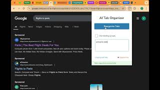 AI Tab Organizer for Chrome - Instantly Group Tabs with One Click