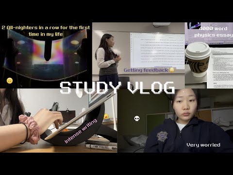 Study vlog👩🏻‍💻Writing a 4000 word extended essay