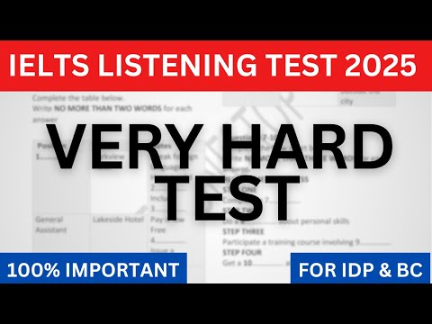 REAL LISTENING HARD TEST IELTS 13 FEBRUARY & 22 FEBRUARY 2025 WITH ANSWERS | IDP & BC