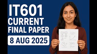 IT601 Current FinalTerm Paper Questions- August 2025